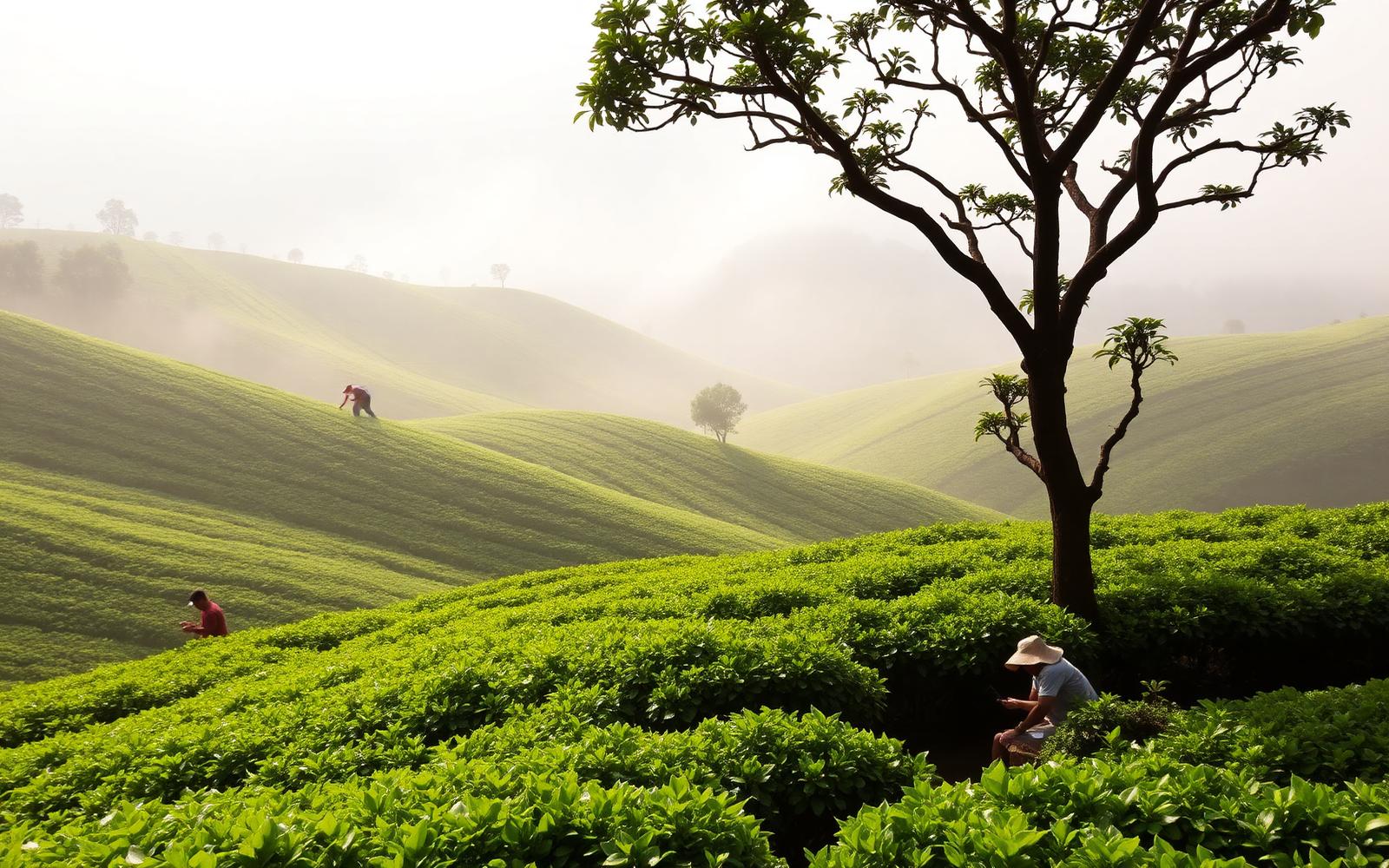 Tea plantation in Rulindo